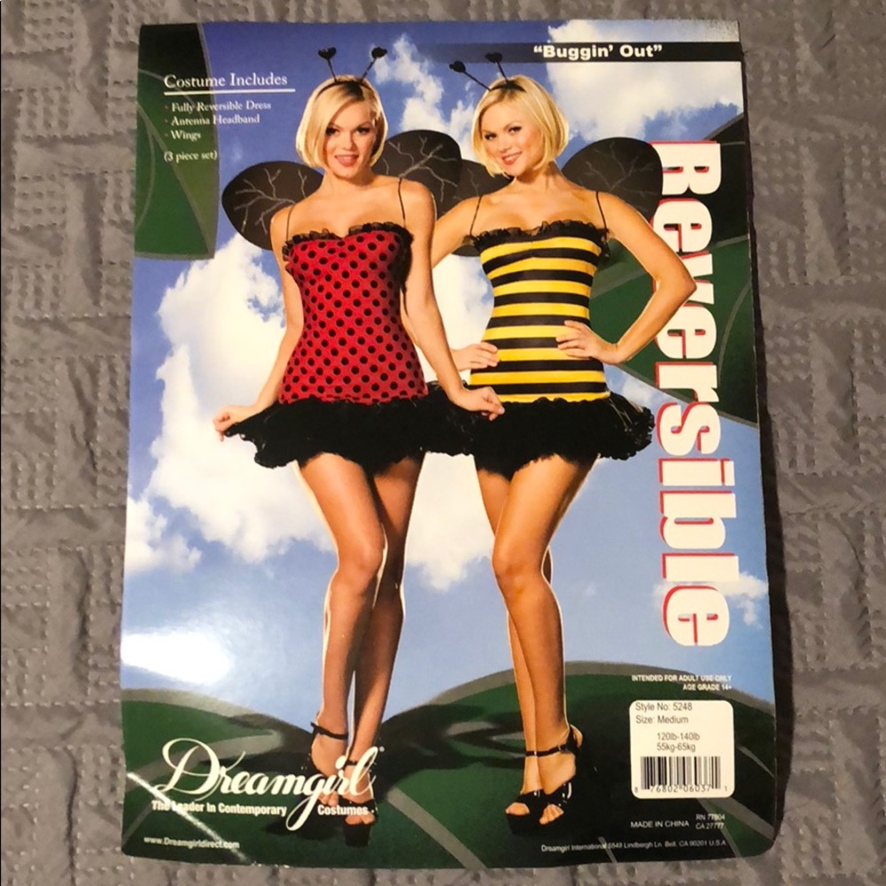 Reversible Lady Bug/Bumble Bee Costume